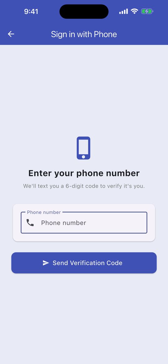 Verify your phone number
